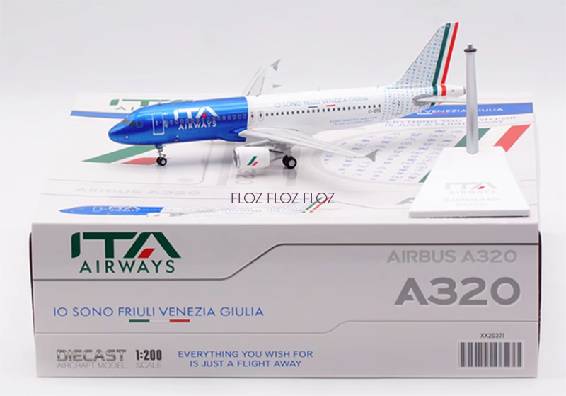 ITAエアウェイズ A320 EI-DTG 1/200 for JC Wings ITA AIRWAYS for Airbus A320 EI-DTG 1:200 Aircraft Pre