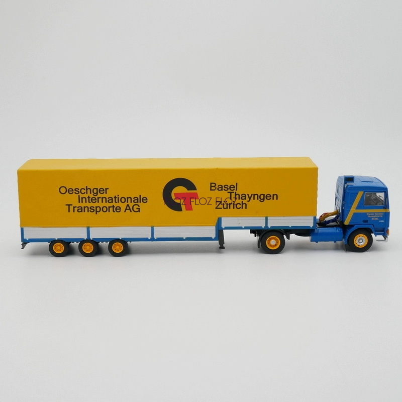 for IXO for Volvo for F12 1977 Trailer Container Truck 1:43 Pre