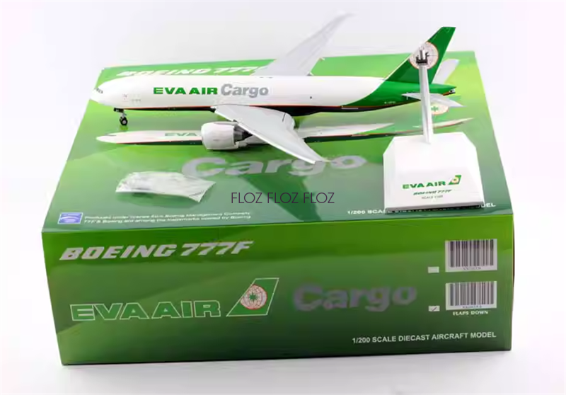 1:200 for JC Wings for EVA Air Cargo for Boeing 777-200F B