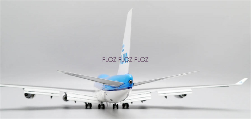 航空機・ヘリコプター jcwings AIR FRANCE KLM Boeing 747-400 1:200 JC Wings KLM BOEING B747-400 Flap Down Airplane