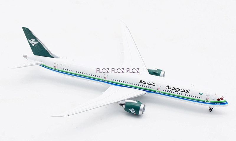 Highly detailed JC Wings diecast model airplane Saudi