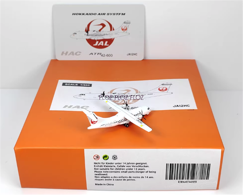 for JC Wings Hokkaido Air System ATR42-600 JA12HC 1:400