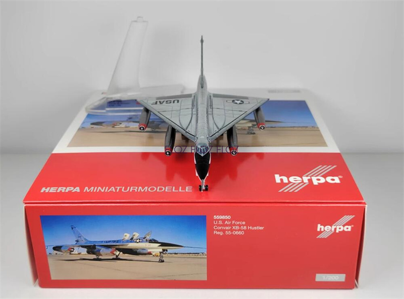 航空機・ヘリコプター HERPA 1/200 Convair XB-58 Hustler XB-58 Hustler 1:200 Diecast Model - Herpa HE-573160 - $89.95