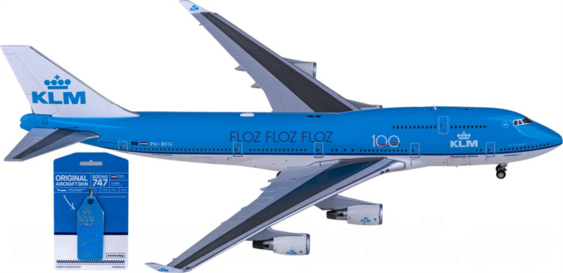 for JC Wings for KLM for Boeing 747-400 PH-BFG with AVIATIONTAG 1
