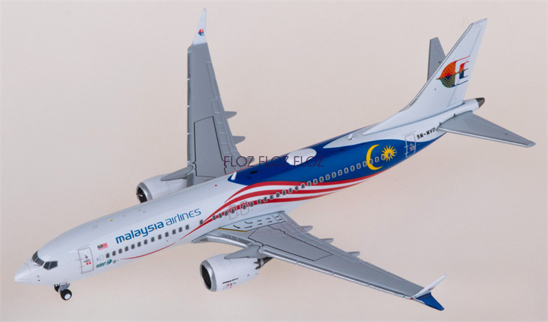 for JC Wings for Malaysia Airlines for Boeing 737 MAX 8 9M