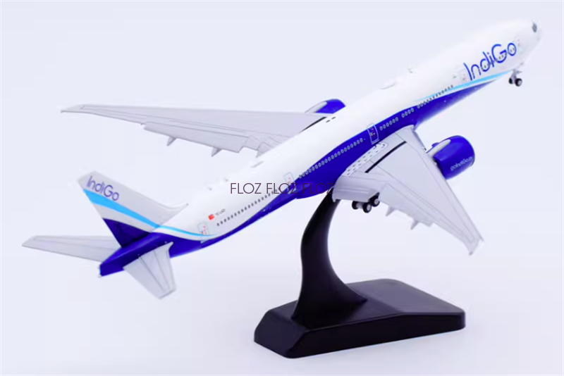 for JC Wings IndiGo for Boeing B777-300ER TC-LKD Flaps Down
