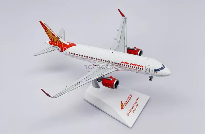 エアインディア A320neo VT-EXK 1/200 JC Wings Air India for Airbus A320neo VT-EXK 1:200 Aircraft