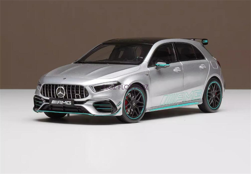 AMG A45 １\18ミニカー 1/18 Mercedes AMG A45 S NZG Green Diecast Model Toy Car
