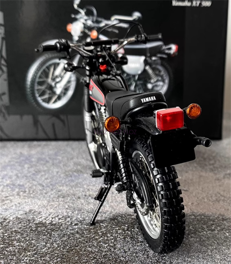 for Minichamps for Yamaha for XT 500 1986 motorcycle Black 1:12