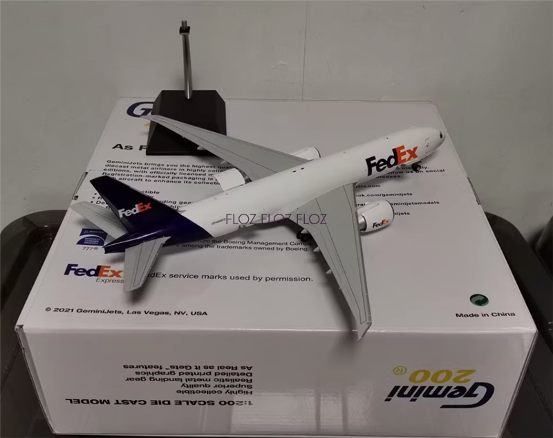 for GeminiJets for FedEx for Boeing 777-200LRF N888FD 1:200