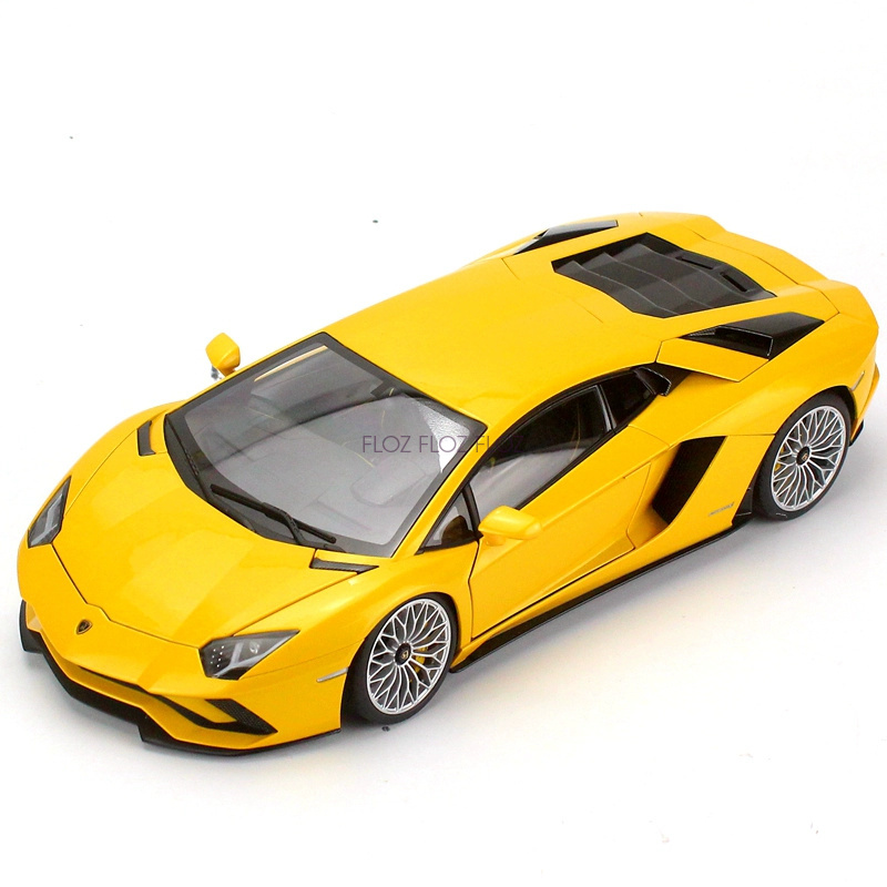 for AUTOART for Lamborghini for AVENTADOR S 2017 Car Yellow 1:18