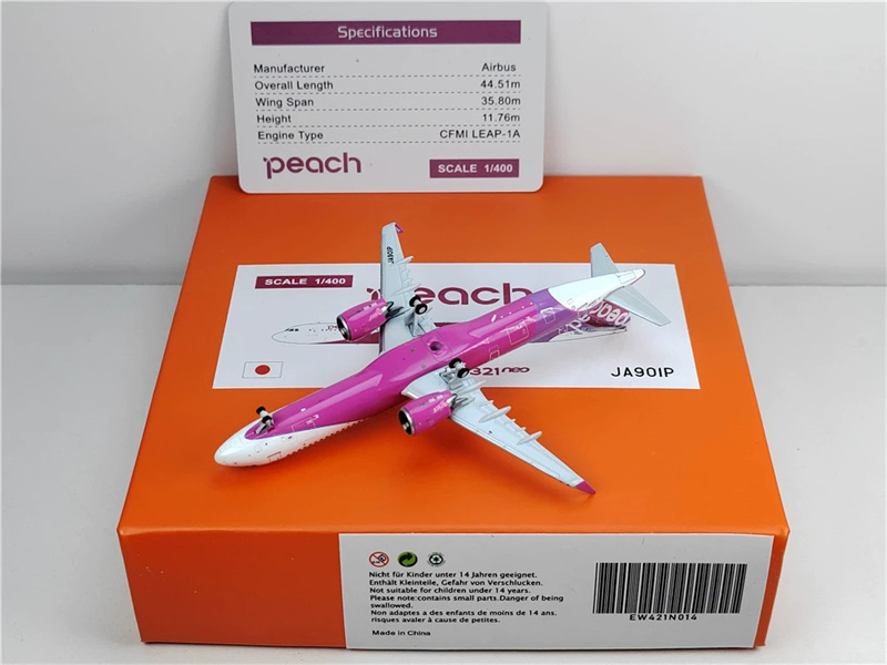 JC Wings 1:200 ピーチ Peach A321NEO JA901P 非売品・新商品情報】1/200 A321NEO ピーチPeach Aviation J