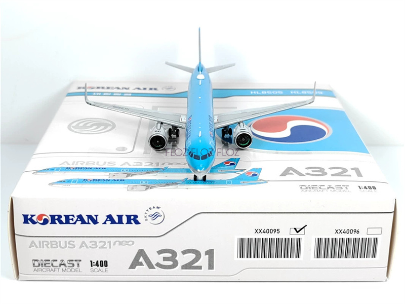 JC WINGS Korean Air for Airbus A321neo HL8505 1:400 Aircraft