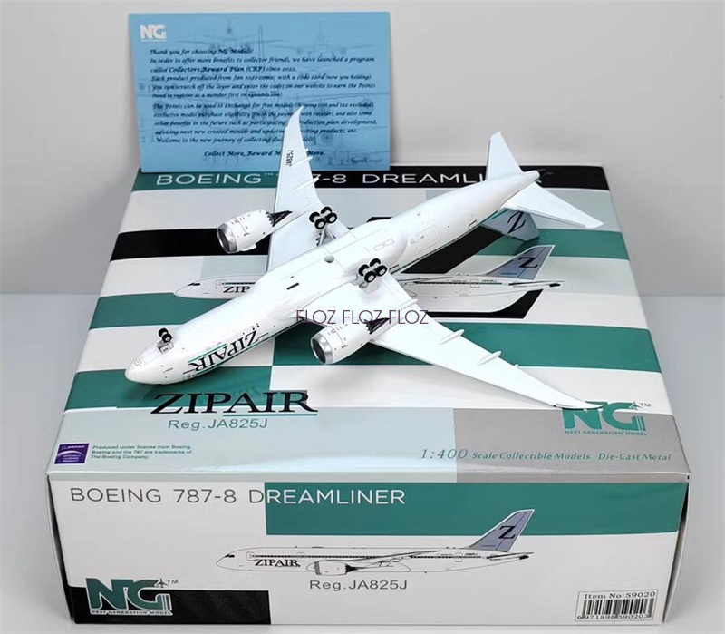 NG Models ZIPAIR Tokyo for Boeing 787-8 DREAMLINER JA825J A