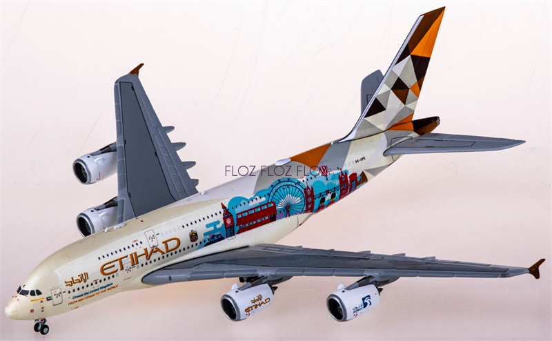 for JC Wings for Etihad Airways for Airbus A380 A6-APE 1:400