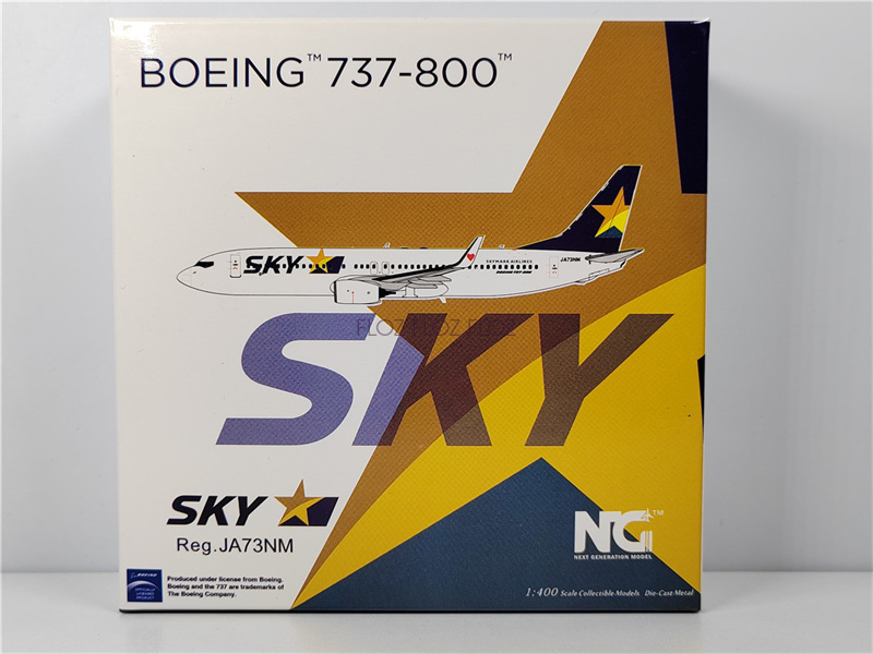 NG Model Skymark Airlines 737-800/w new Pokemon cs JA73AB