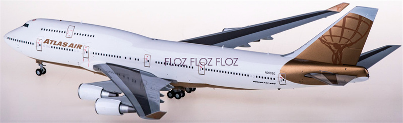 for JC Wings for Atlas Air for Boeing 747-400 N263SG 1:200 plane