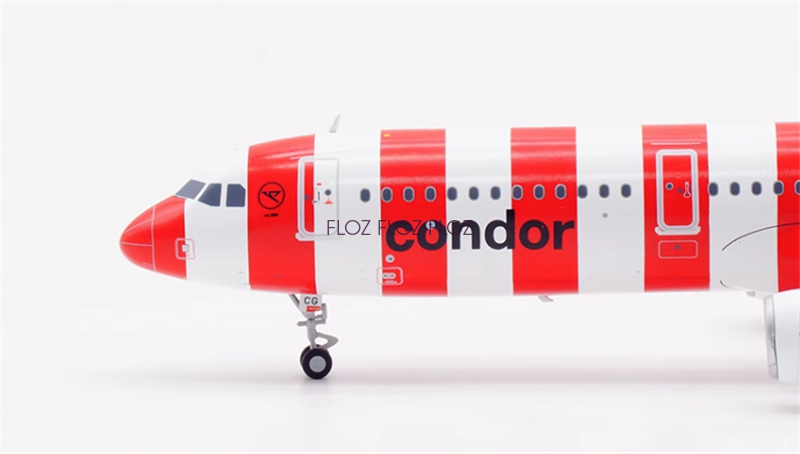 for JC Wings for Condor Airlines for Airbus A321 D-ATCG red