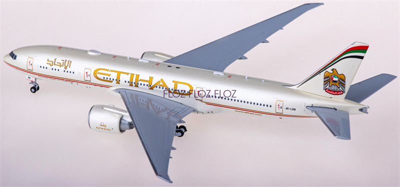 1:400 for JC Wings for Etihad Airways for Boeing 777-200LR