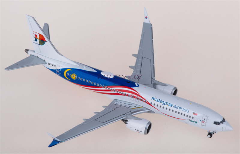for JC Wings for Malaysia Airlines for Boeing 737 MAX 8 9M