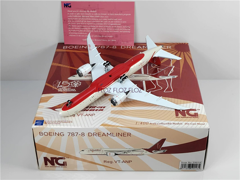 NG Models AIR INDIA for Boeing B787-8 DREAMLINER VT-ANP 1