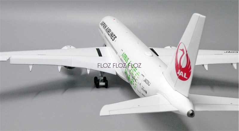 JC Wings 日本航空 JAL 1:200 A350-900 JA03XJ JAL Japan Airlines Airbus A350-900 JA03XJ Green Title Logo