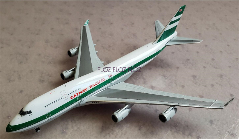 1/400 CATHAY PACIFIC B747-400 リース塗装モデル Jcwings Cathay Pacific Cargo Boeing 747-400F B-HUP 