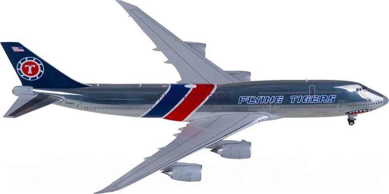 for JC Wings for Flying Tigers for Boeing 747-8 N748FT 1:400