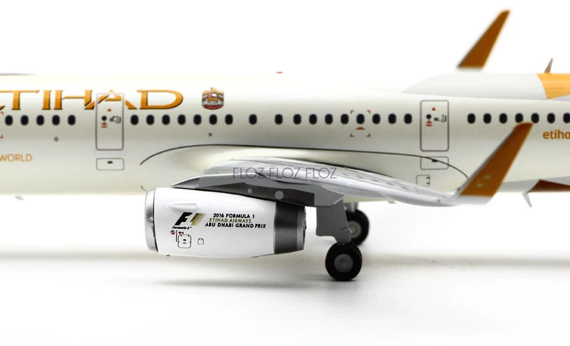 JC Wings Etihad AIRWAYS for Airbus A321 A6-AEJ 1:200