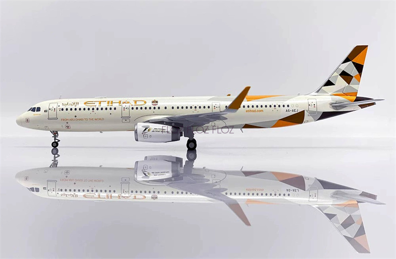エティハド航空 A321 A6-AEJ 1/200 お取り寄せ商品】1/200 A321 エティハド航空 A6