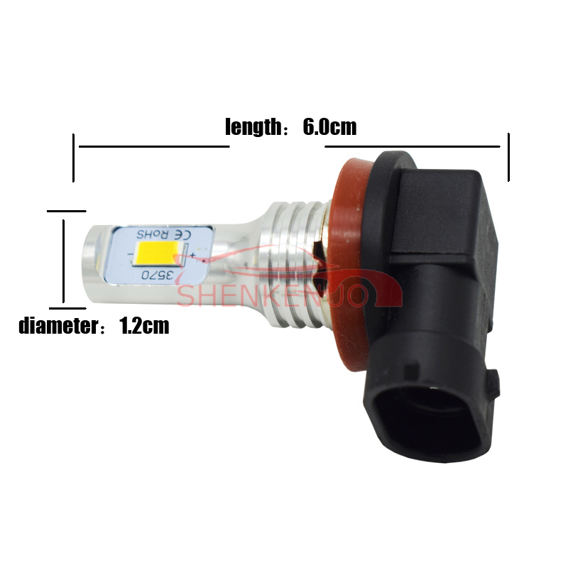 6x 6000K White LED Bulbs Kit For BMW 3 Series – Headlight H7 & Fog Light H11