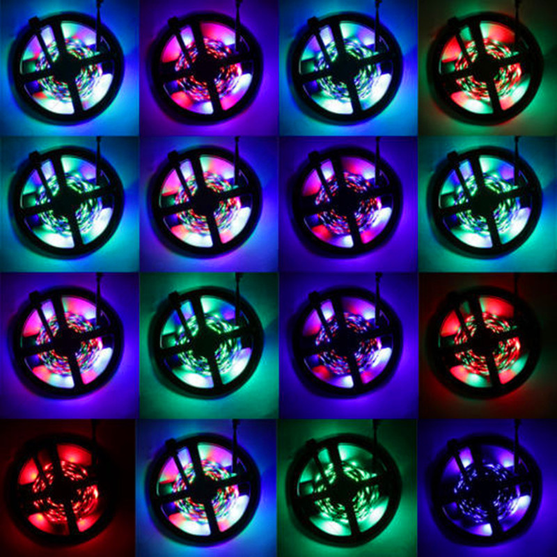 Bande LED RGB Marine Pour Bateau - 5 Mètres 300 Leds IP65 Imperméable CHUSYYRAY