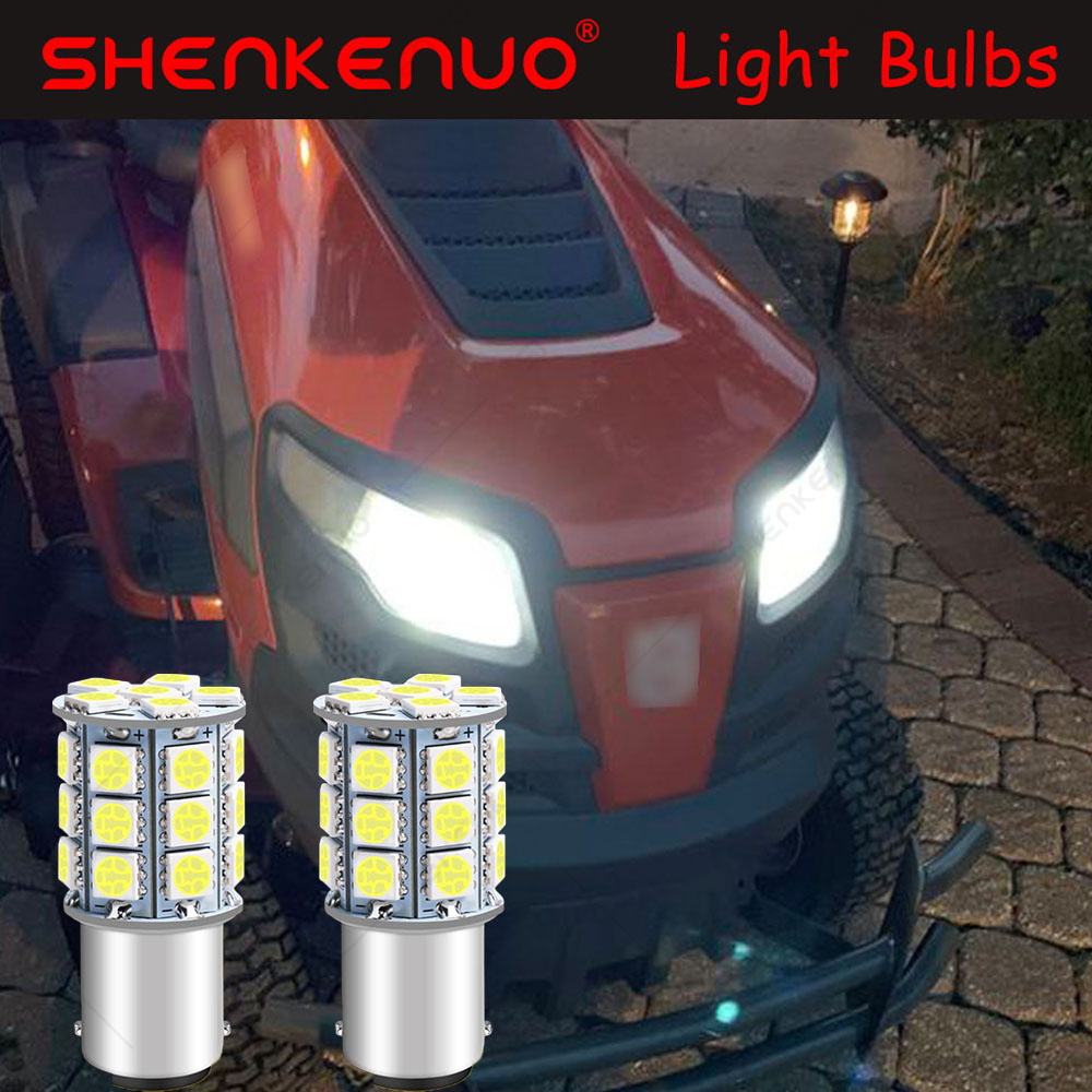 BRIGHT White 1156 LED headlight For Husqvarna YTH2348 YTH2454