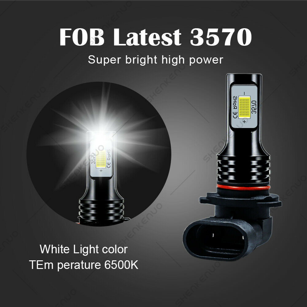 For Honda HR-V 2019-2021 HRV 6000K 6x LED Headlight + Fog Light Bulbs Kit Combo