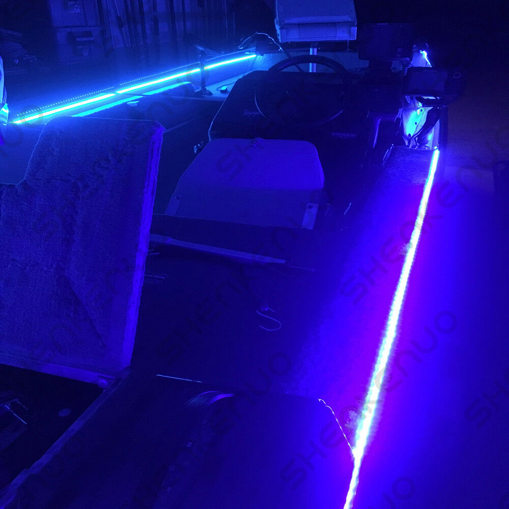Wireless Blue LED Strip Kit For Boat Marine Deck Interior Lighting