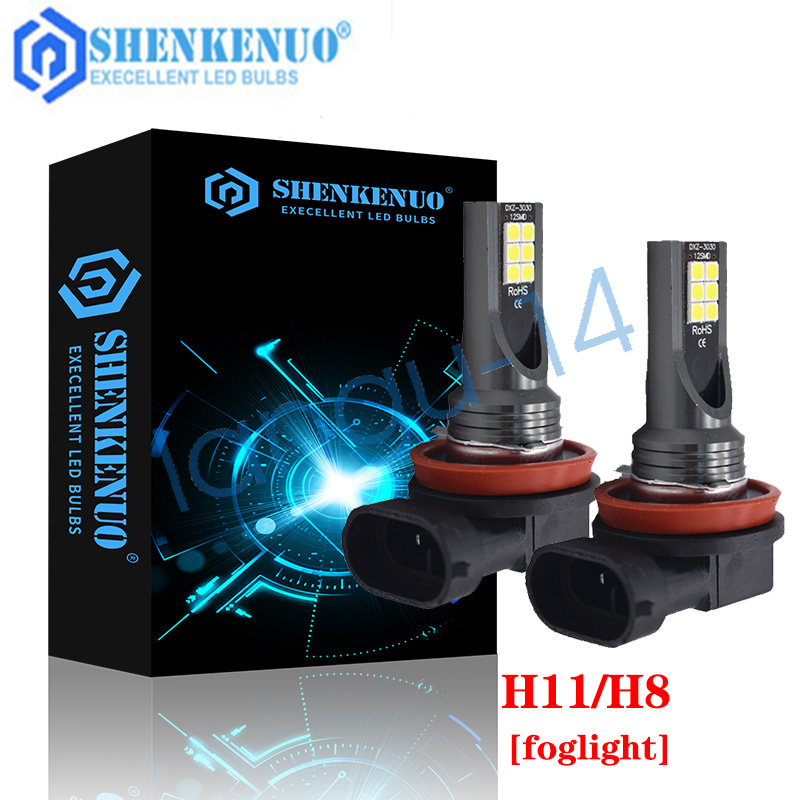 H8 H11 LED Fog Light Bulbs Fit For INFINITI G37 2011 2012 2013 White