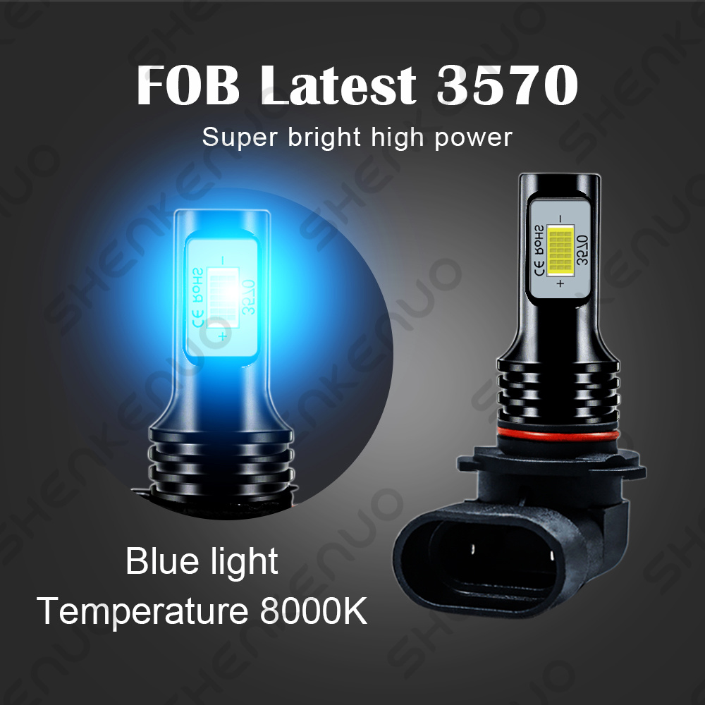 For Chevy Silverado 1500 2500 HD 2003-2006 LED Fog Light Bulbs 8000K Ice Blue For Chevy Silverado 1500 2500 HD 2003-2006 LED Fog Light Bulbs 8000K Ice Blue