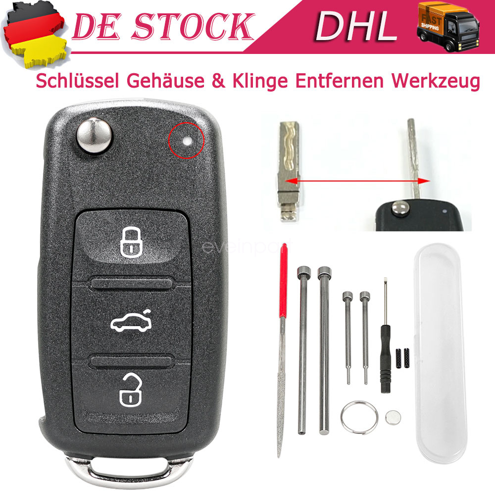 Schlüsselgehäuse Für Peugeot – 2 Tasten, Schwarz, Passend Für 107, 207, 307, 407 Uvm.