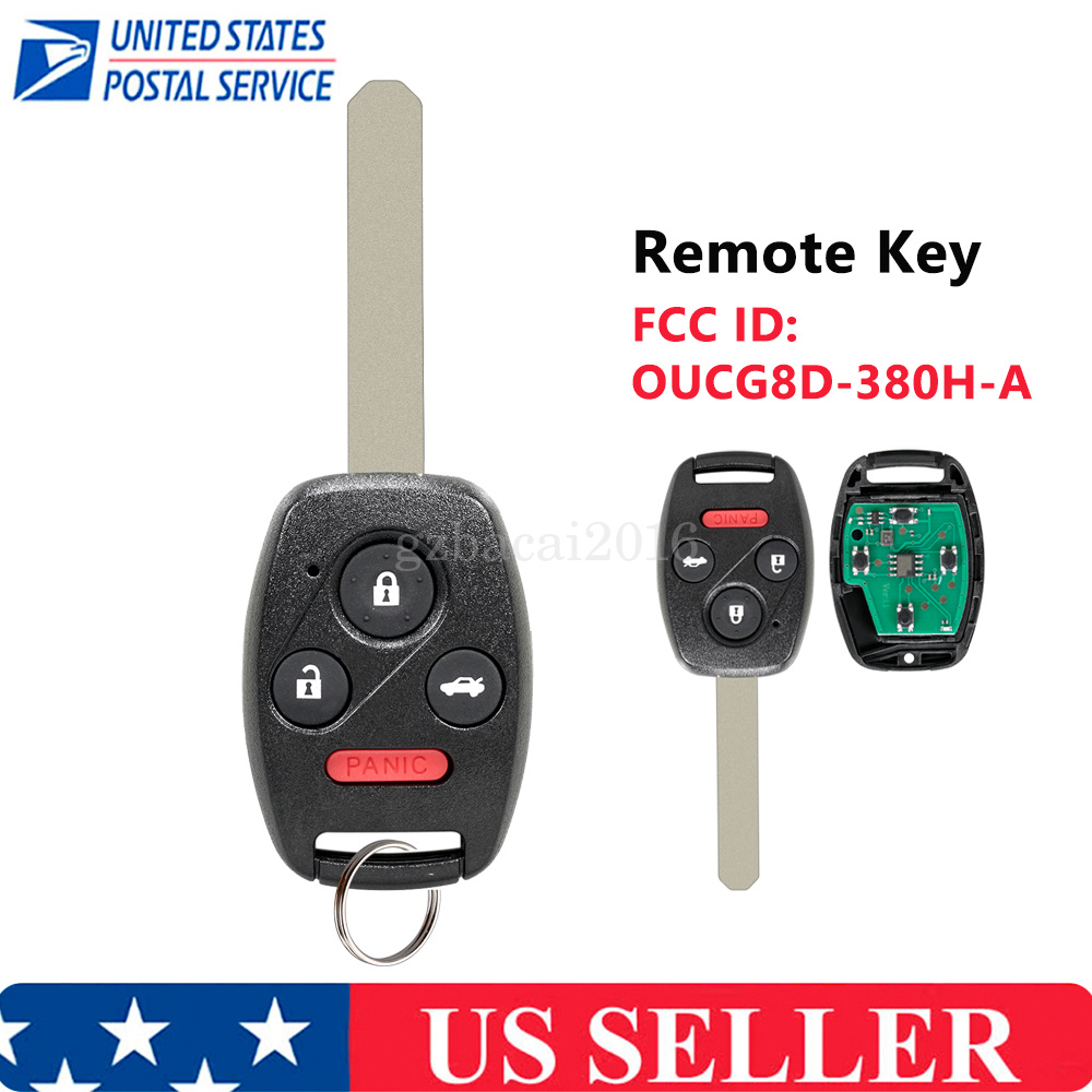 Honda/Acura 3 Button Remote Head Key OUCG8D-380H-A, IN DURASHELL - Foto 7