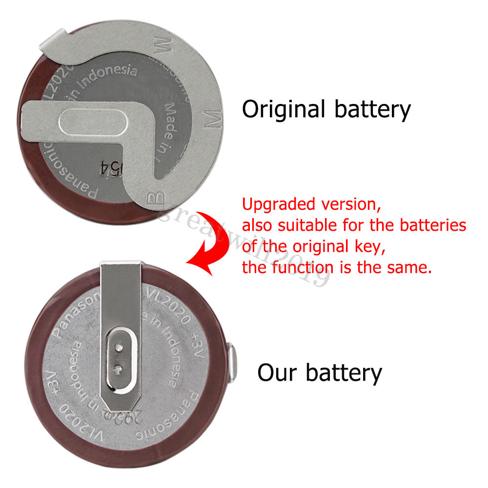 Buy Replacement Key Battery VL2020 Fit for BMW 1 3 5 6 7 Series E90 E92 E93  Entry Keyless Remote Smart Remote Contril Key Fob Online at desertcartINDIA