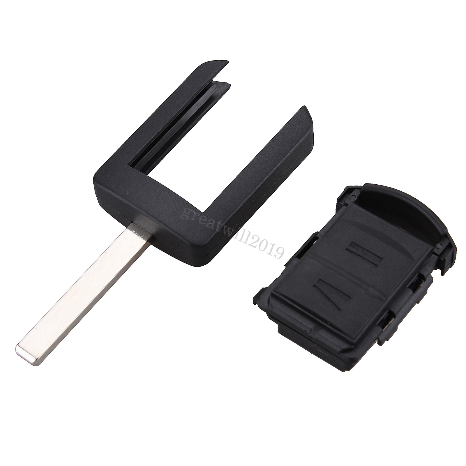 For Vauxhall Opel Corsa C Meriva Combo Tigra 2 Button Key Case Fob