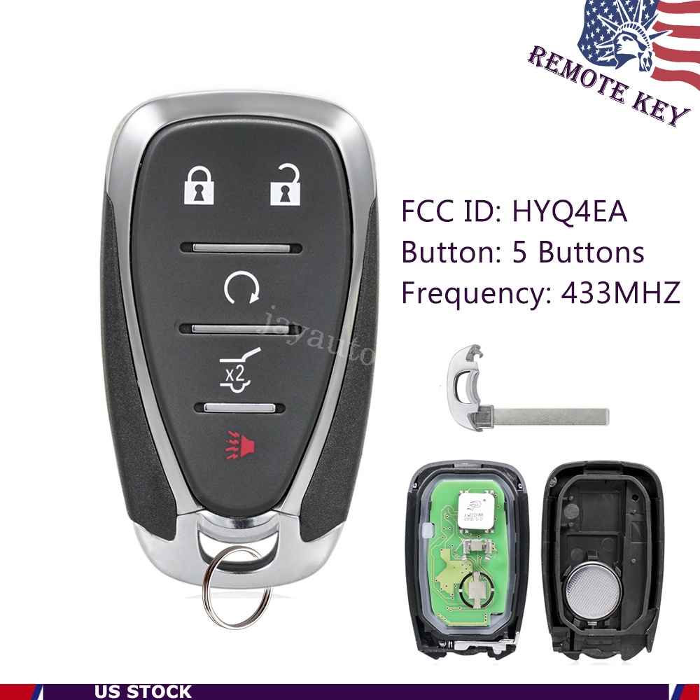 2018-2021 Chevy Traverse Replacement Remote Key Fob - 3B HYQ4EA - Aftermarket (13519177 / 13529639)