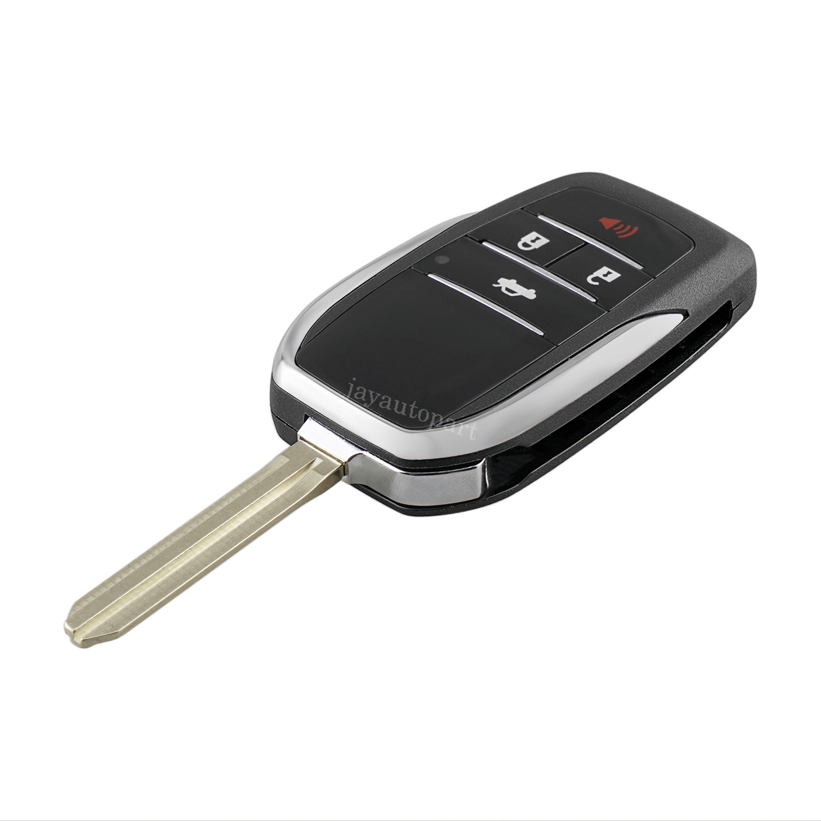 2x Remote Key Fob Shell Case For Toyota Rav4 2006-2012 (No Electronics)