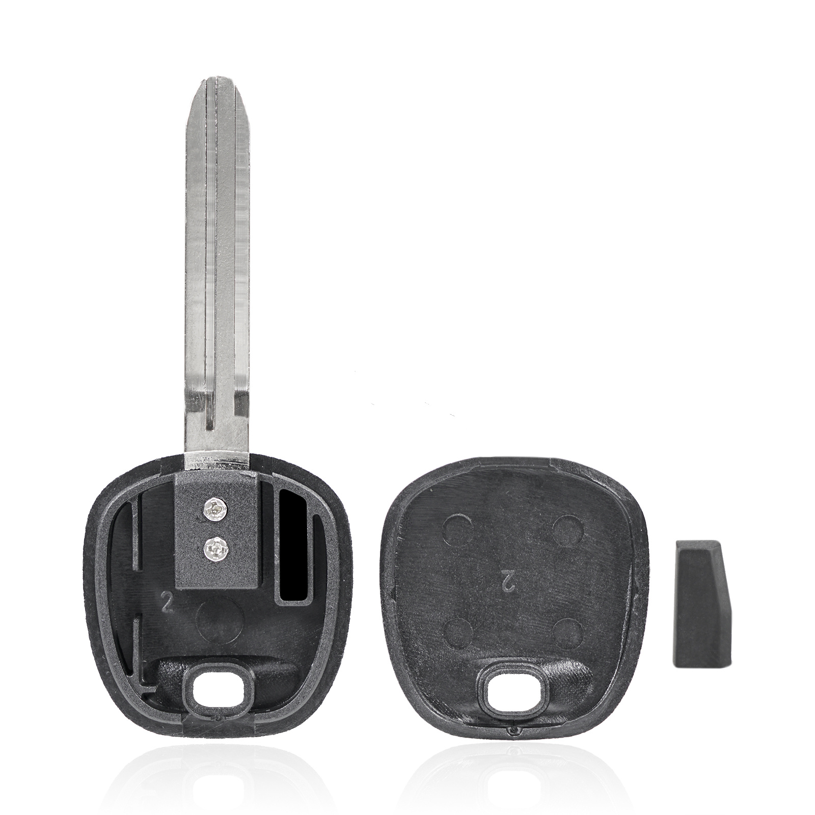 thumbnail image 2 of 4D-67 Transponder Chip Key – Fits Toyota Camry, Corolla, RAV4 – ASP-2015, 1PC 2 of 5