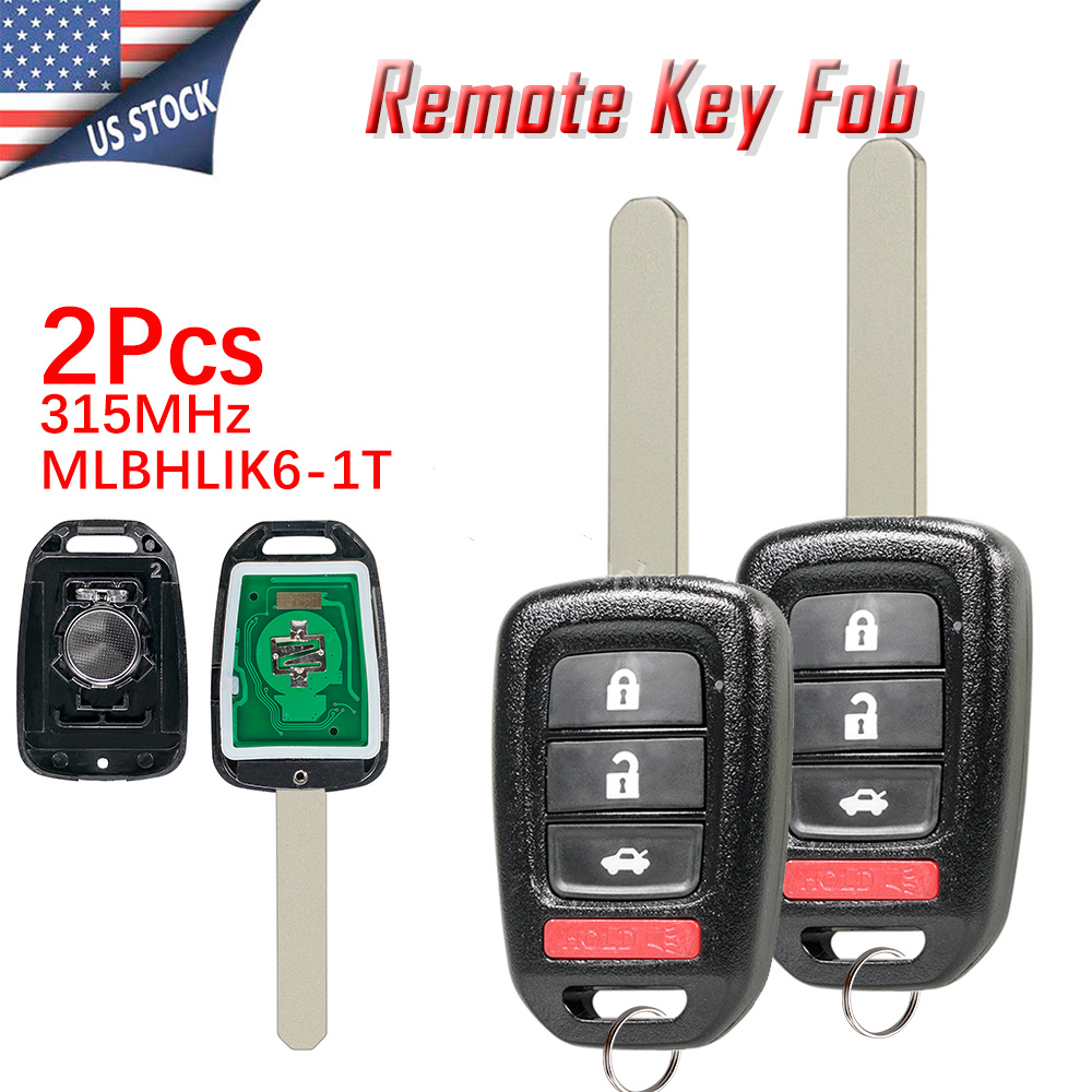 Key Fob Replacement For 2013 2014 2015 Honda Accord/ 14 15 Civic - Shop
