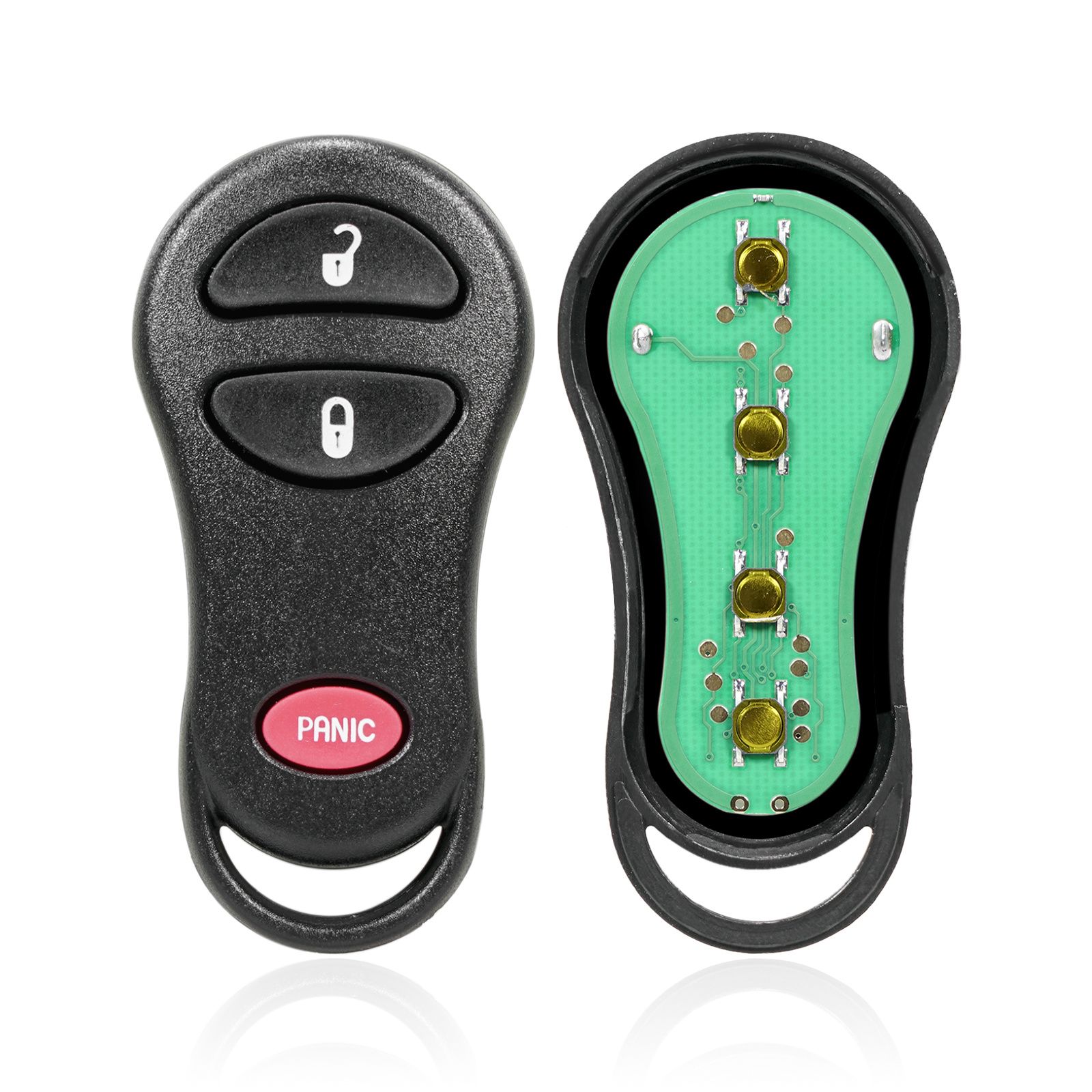 2-Pack Key Fob Remote For Dodge Ram/Chrysler/Plymouth - Compatible With GQ43VT17T, 04686481 (1999-2005 Models) - View #11