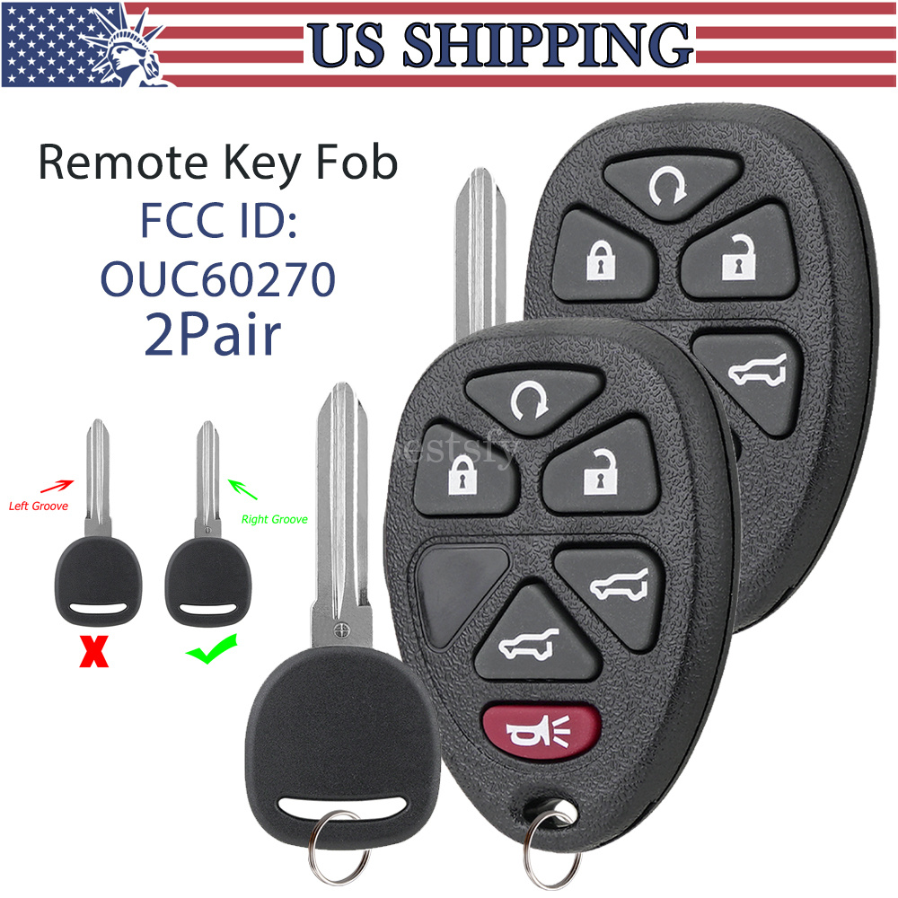 2008-2014 Chevrolet Tahoe Remote Key Fob – Keyz4less – Replaces 15913421, 20868672, OUC60270
