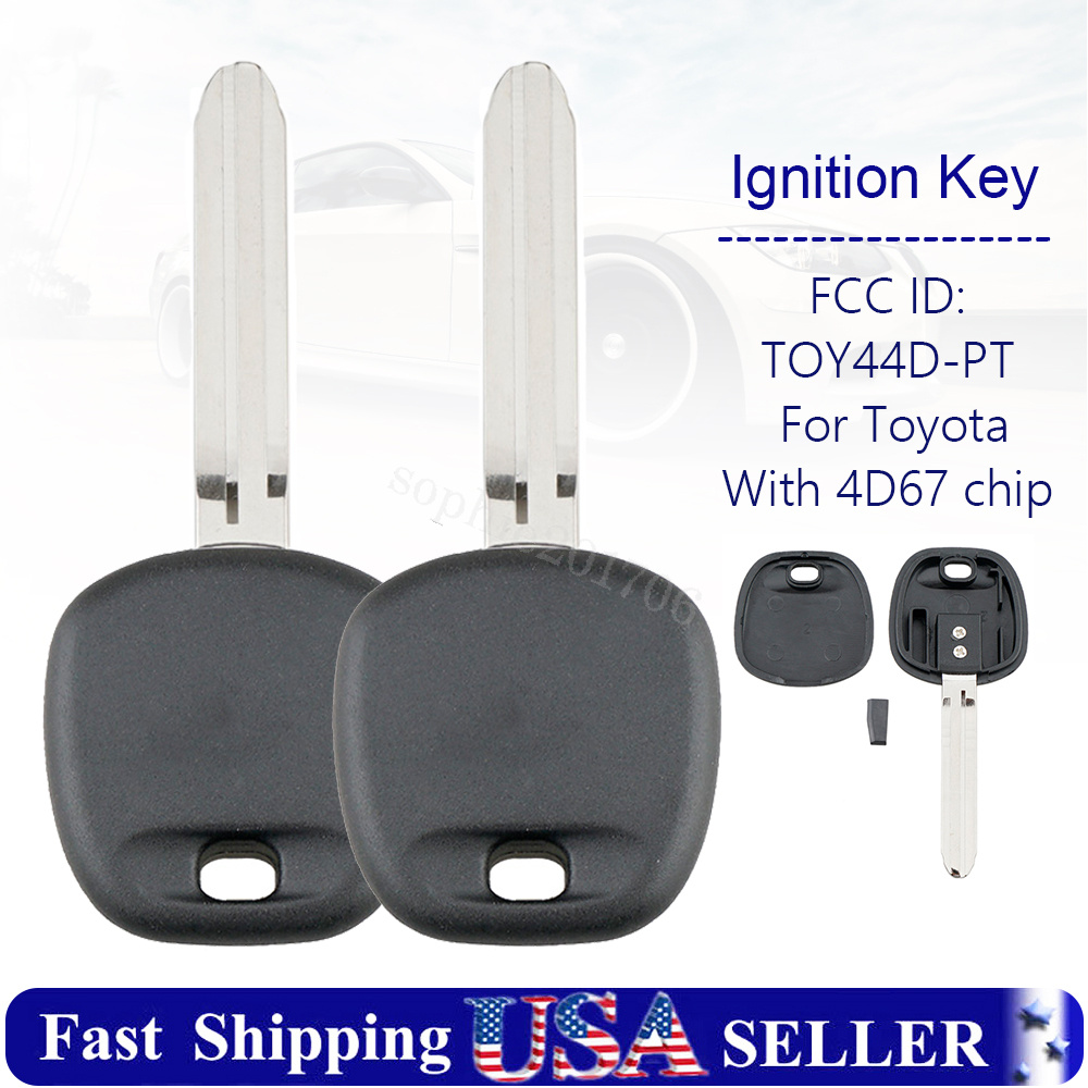 Transponder Key Blank Keyless2GO Toyota Transponder Keys - 2-Pack - Foto 9