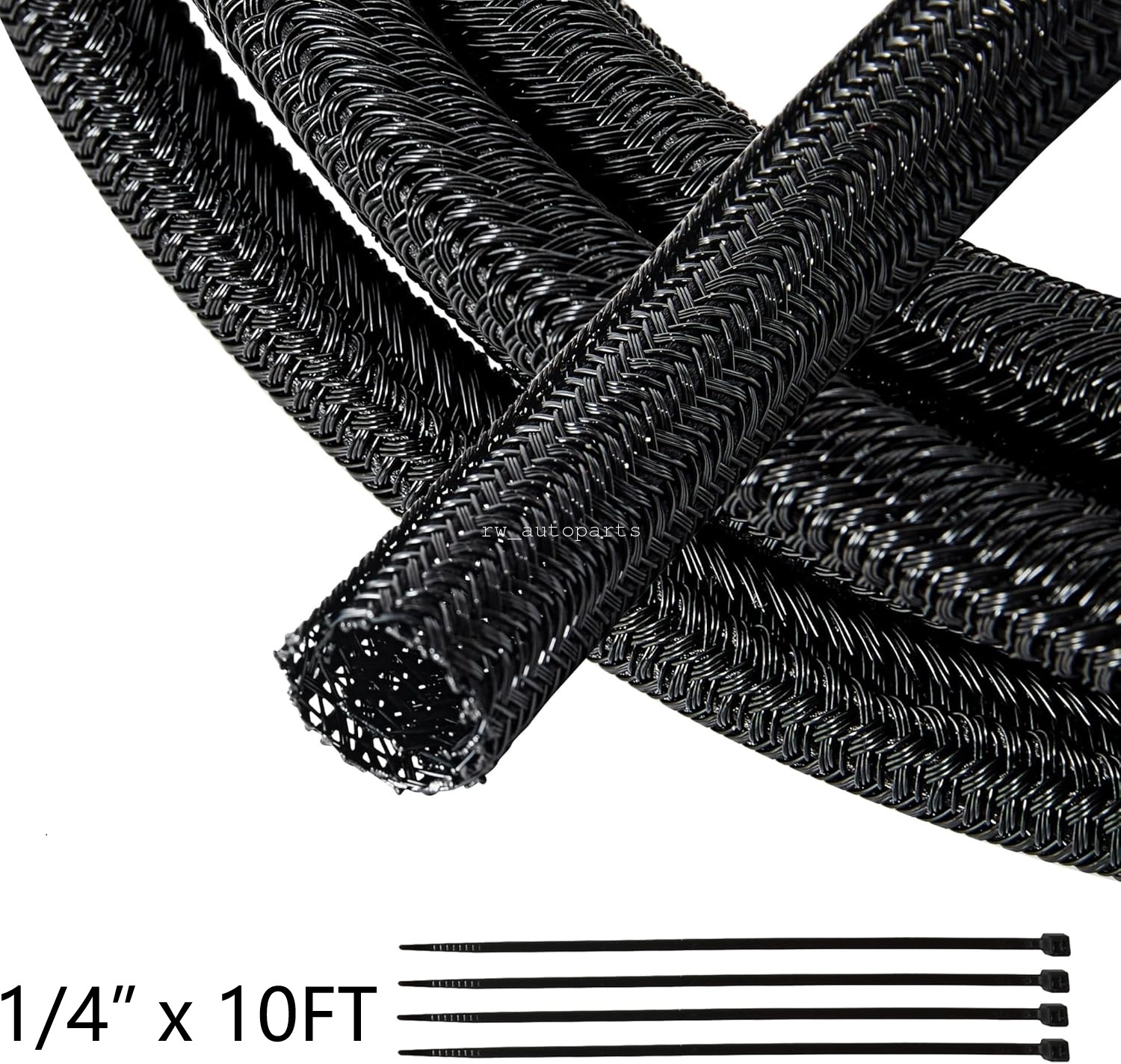 10 Feet Expandable Braided Sleeving - Braid Cable Wiring Harness Loom Protection