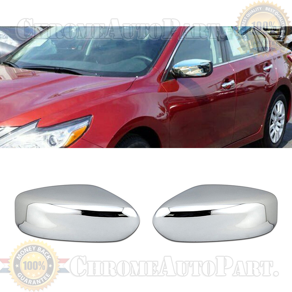 For Nissan Note 2012-2022 Stainless Steel Chrome Side Mirror Cover Cap 2  Pcs